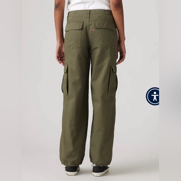 Levi's Khaki Green Utility Joggers '94 Baggy Cargo size 31 - Picture 2 of 10